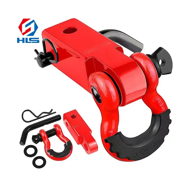 D-ring Factory Direct Trailer Pintle Hitch Hook 8T 4x4 4.75T Working tension 2' shackle hitch ball mount hitch receiver