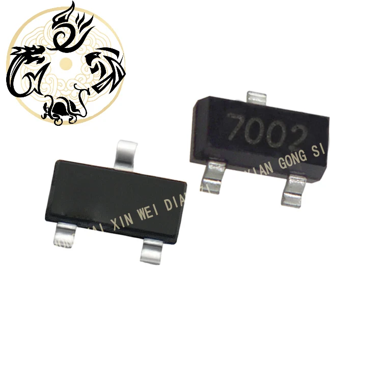 Новые оригинальные электронные компоненты IC BOM Chips SOT-23 7002 2N7002 с гарантированным качеством
