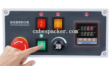 Automatic continuous band sealer sealing machine new design plastic film manual heat sealer