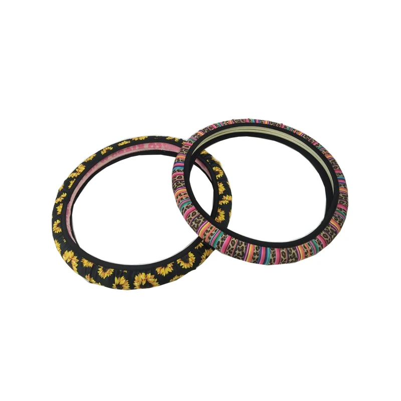 Неопреновый чехол для рулевого колеса с подсолнухом rts