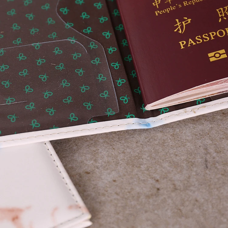 
Marble Passport Cover 