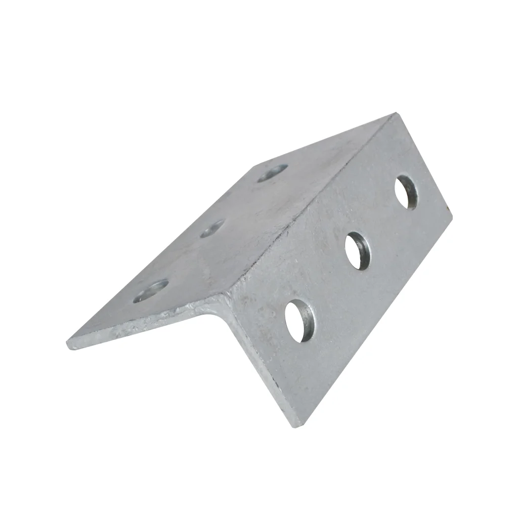 100*100 150*150mm hot dip galvanized perforated steel structural angle bracket slotted iron equal and unequal for construction
