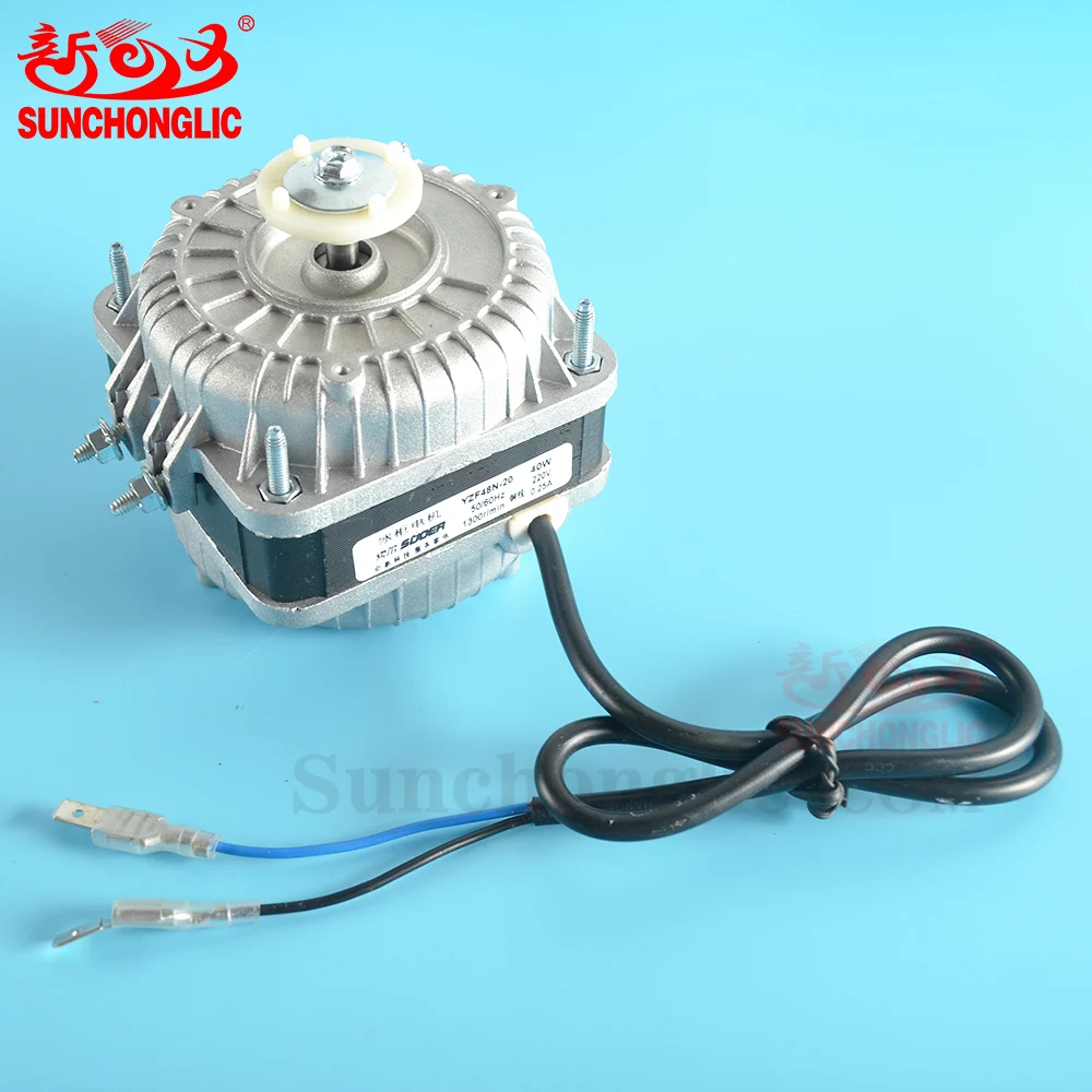 Sunchonglic freezer parts 40w copper coil 220v ac single phase freezer refrigerator motor