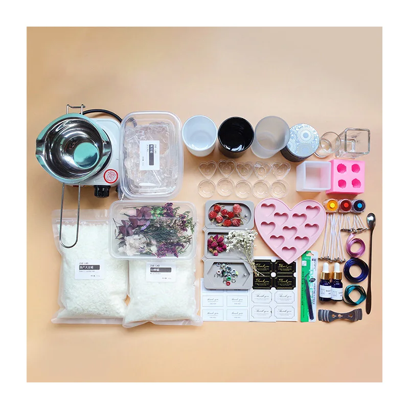 Hot Sale Complete DIY Candle Making Kit Supplies Create Large Scented Soy Candles Full Beginner Set
