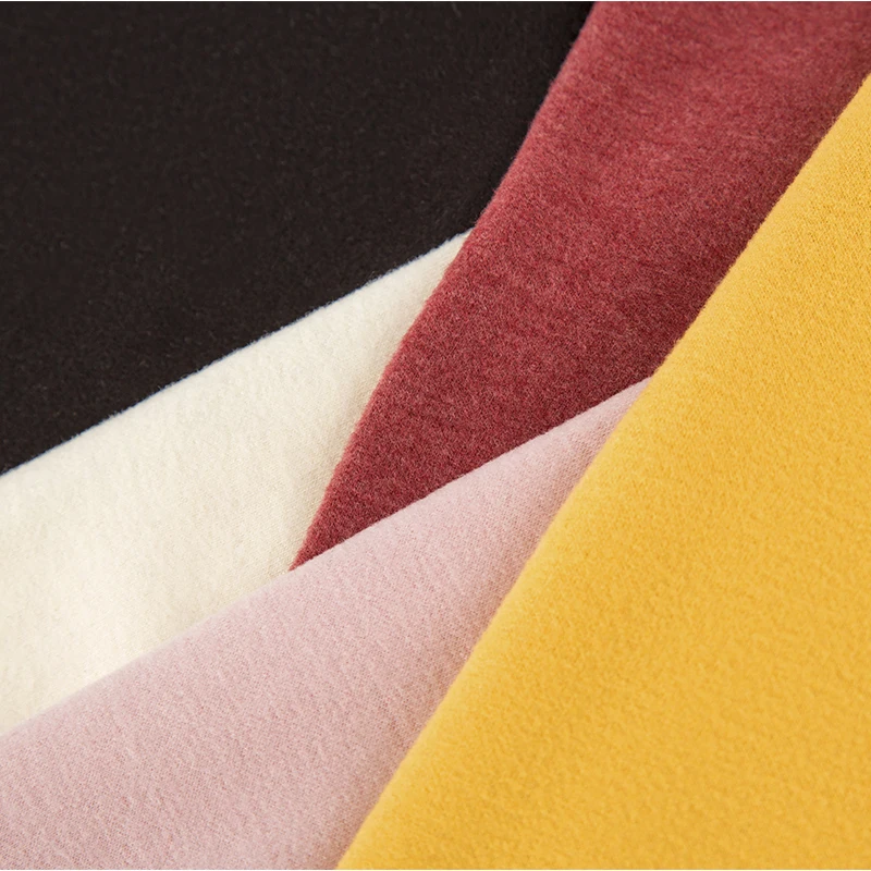 High quality environmentally friendly recycled ripstop acrylic cotton wool double-sided brushed fabric