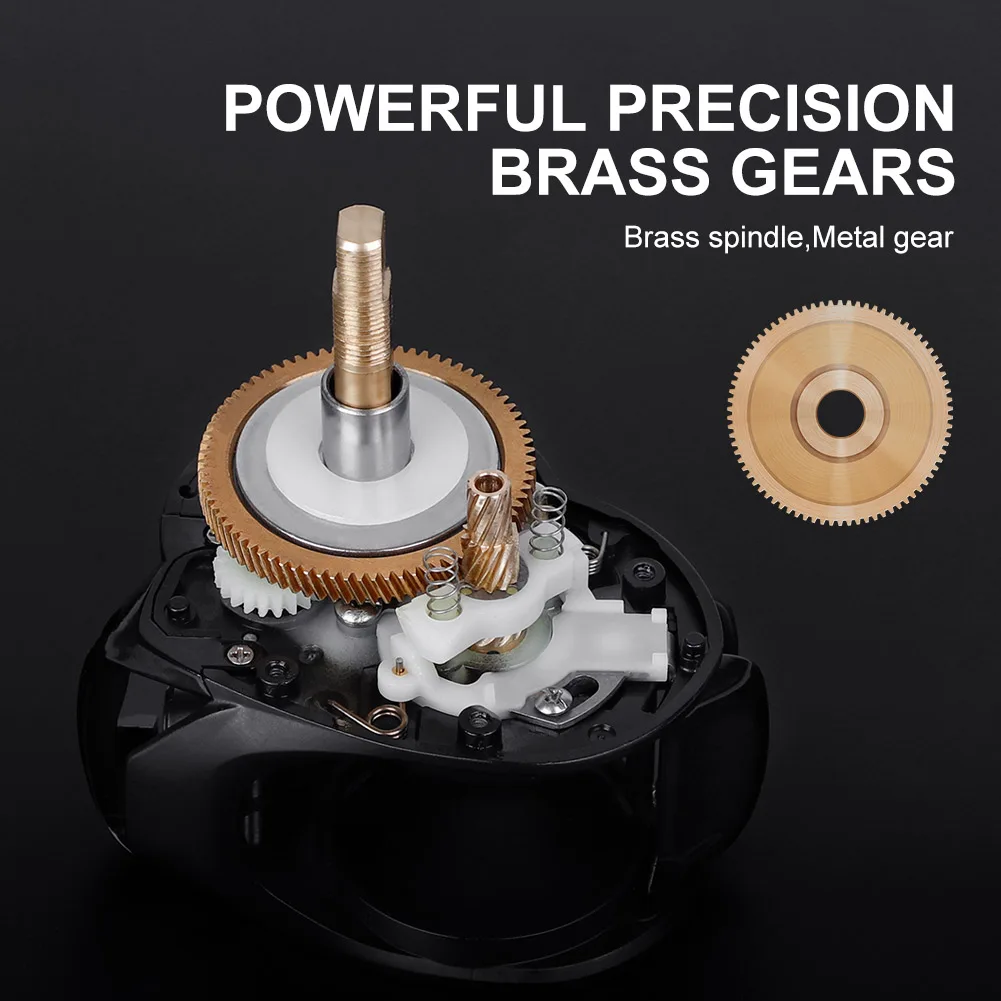 8KG Fishing Gear Silver Max3 reel 8Kg fishing reel Baitcasting