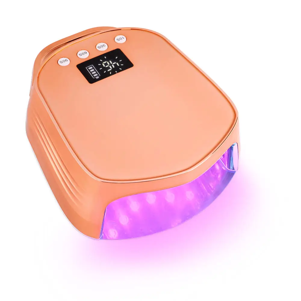 New Arrival 96W Rechargeable Cordless Pro Cure LED Nail Lamp Sun UV Led Gel Dryer Nail Lamp For Salon Manicure
