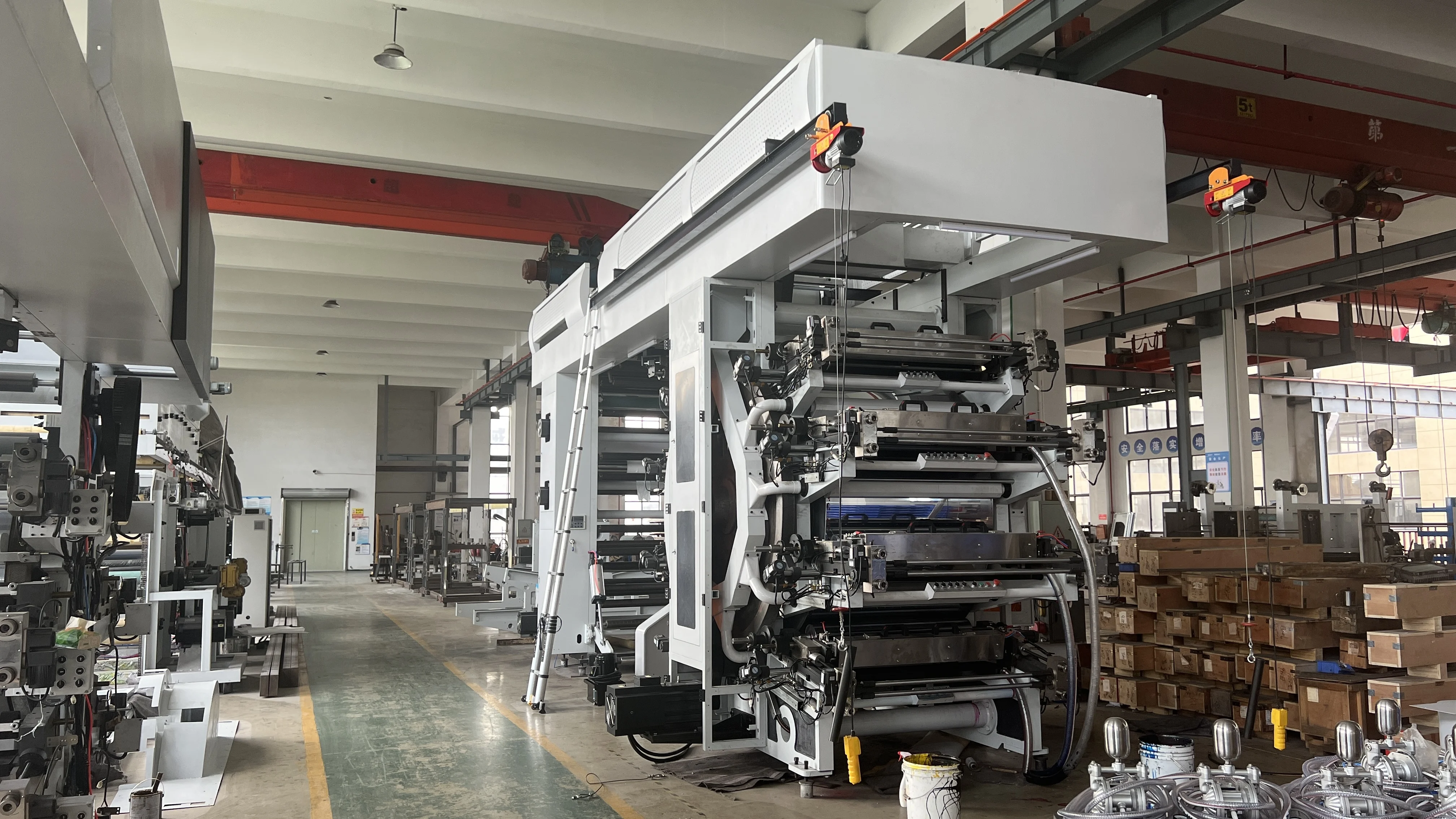 Qiangtuo Hot selling high speed packaging paper bag flexographic printing machine 8 color