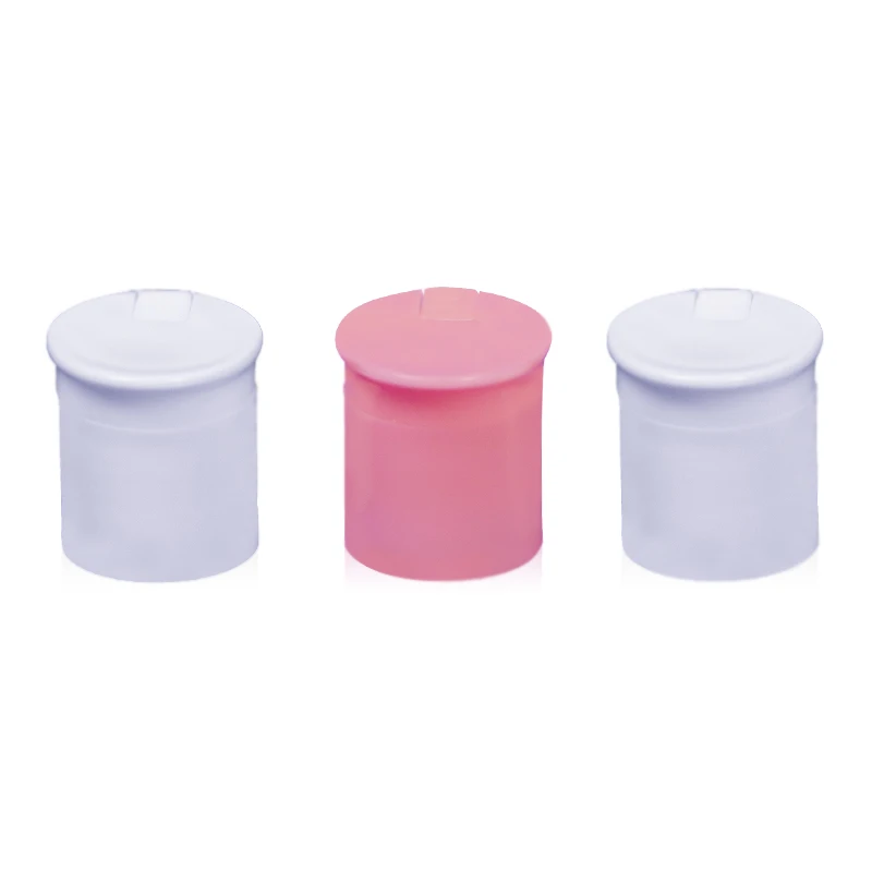 High quality 16mm 18mm plastic Flip top cap Plastic Duck-bill cap bottle cap for face cleanser hand cream bottle Wholesale