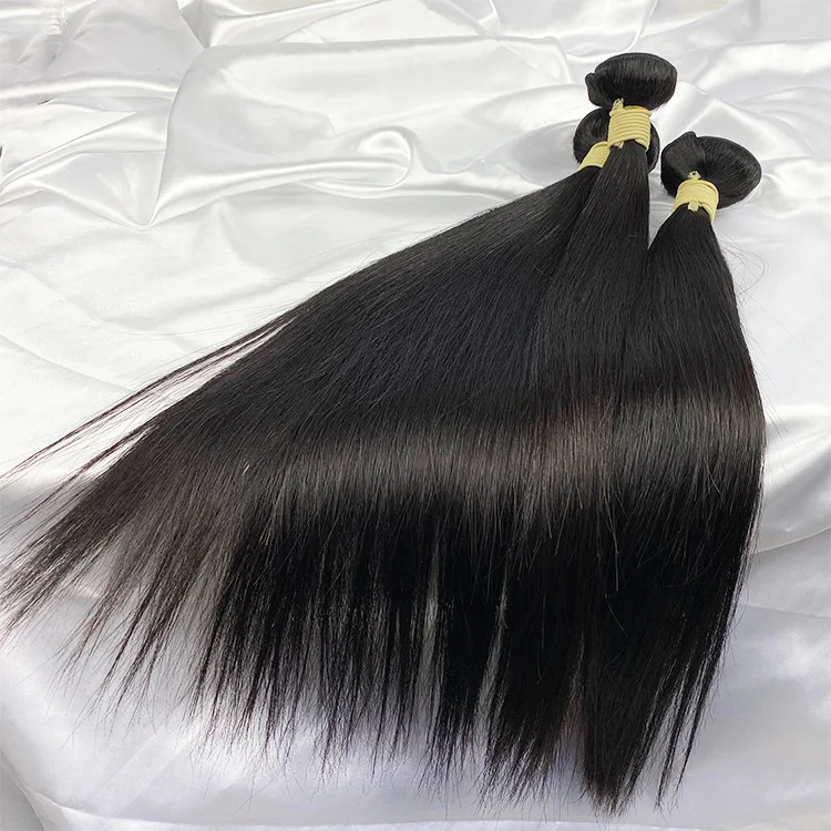 raw virgin weft human hair one donor unprocessed weaving hair extension