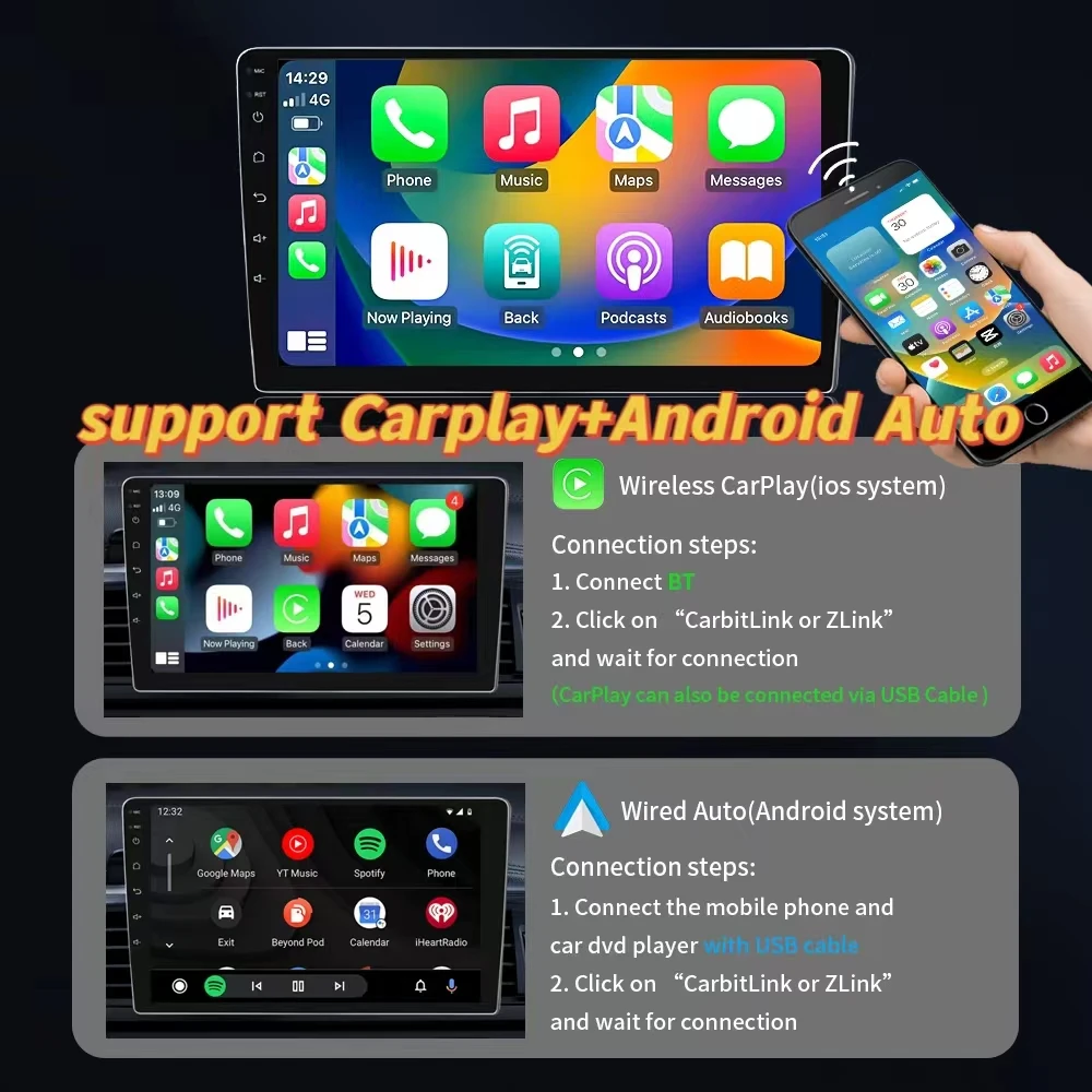 s9, 9 inch 2K QLED 12+256G, DVR, 360, High Performance car navigation, car dvd player for all models