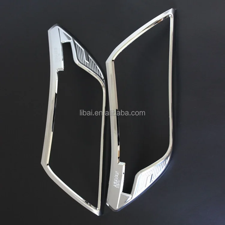 MAICTOP car accessories chrome body kits for navara np300 trim cover 2014 2015