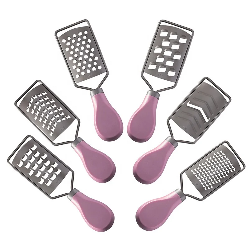 304 stainless steel Titanium plated Cheese Grater Chocolate Lemon Grater Mini multi-functional Potato grater