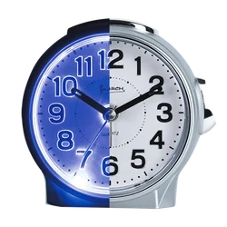 iMSH BB09604  Quartz analog clock table LED backlight alarm clocks wecker despertador bedside LED custom analogue alarm clock
