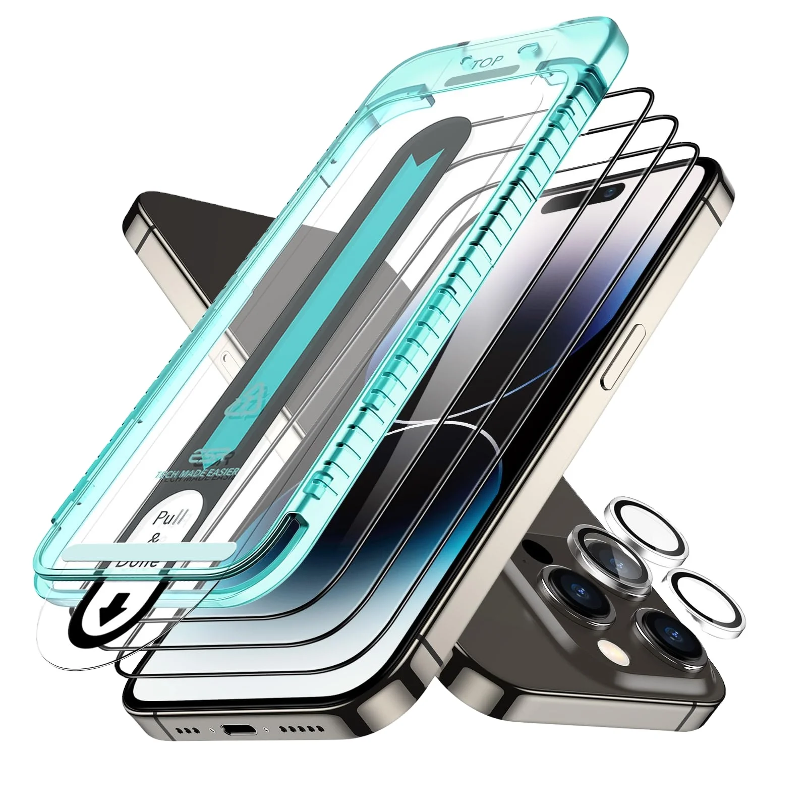 2024 новая популярная защитная пленка из закаленного стекла для телефона Iphone 15 pro max Samsung mate 60 может настраиваться