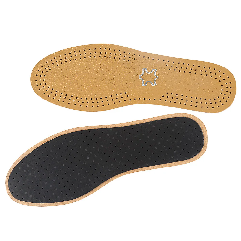 Leather insoles sweat-absorbent breathable latex sponge full pad Four Seasons universal leather inserts for leather shoes