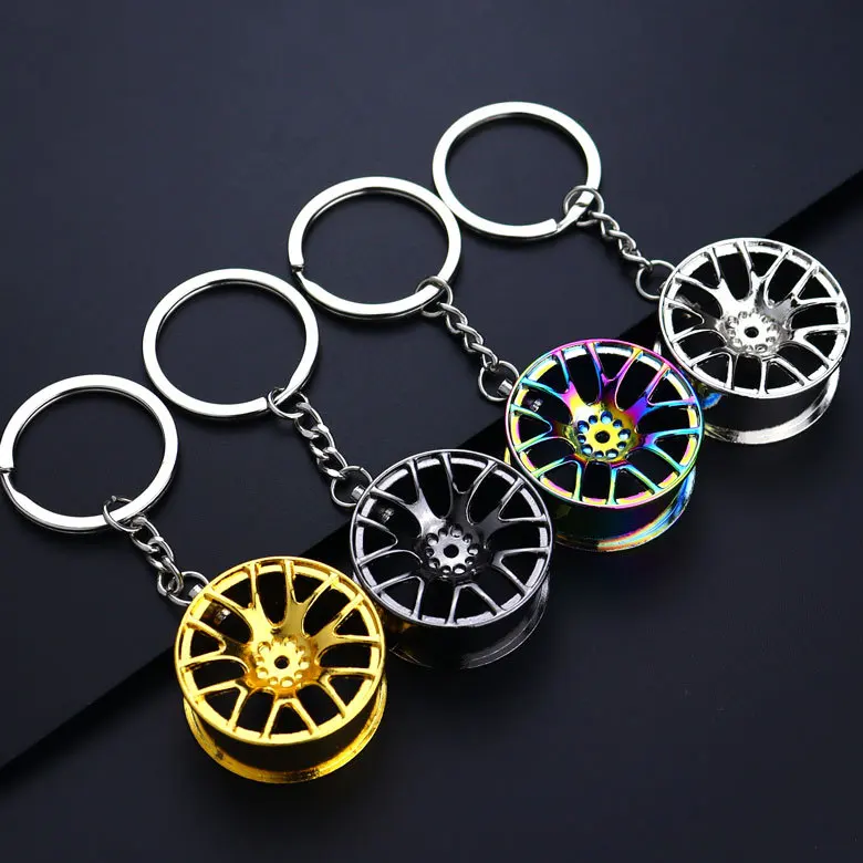 Factory Wholesale Keyring Pendant Automotive Car Shock Absorber Rotor Hub Gearbox Turbocharger Key Chain