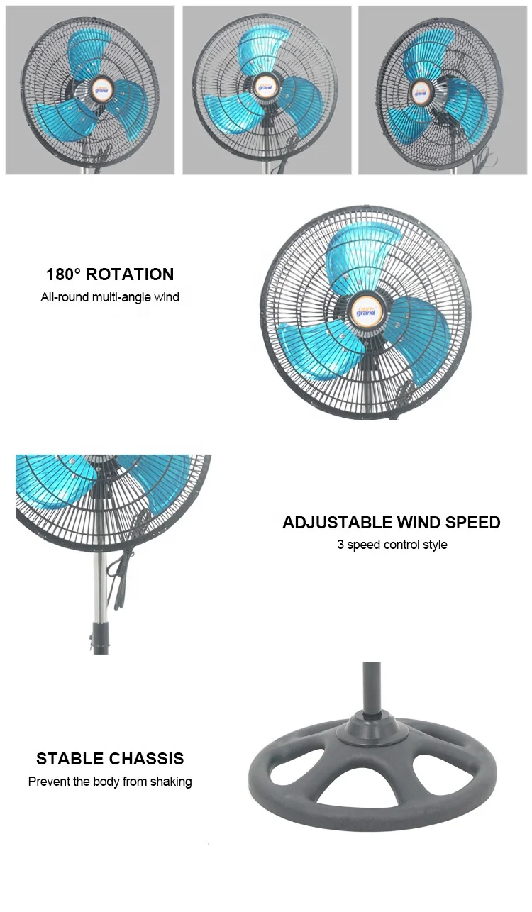 Minimalist threeleaf 2020 new cheap modern industrial digital pedestal high quality electric stand fan with 3 speeds in india
