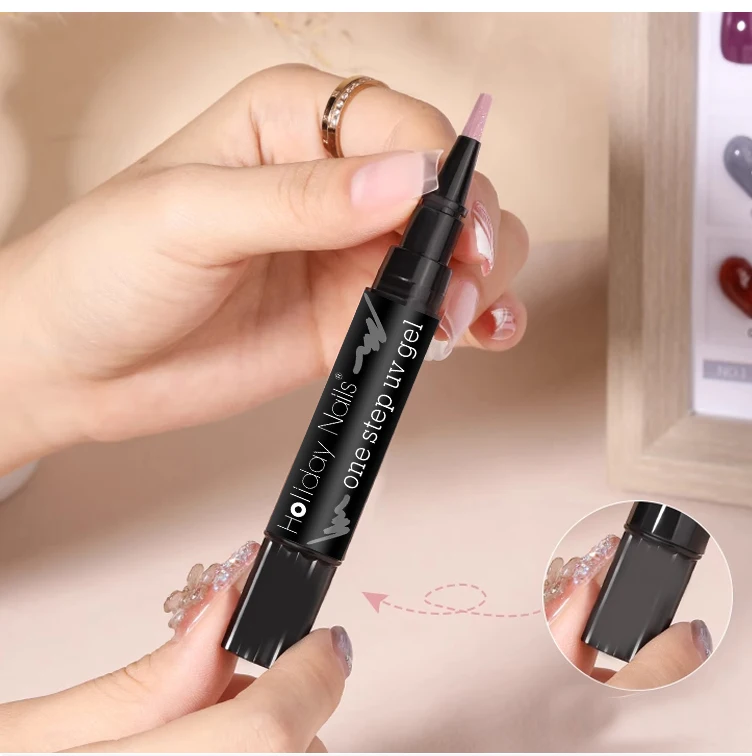 oem one step gel nail polish brands manufacturer semi-permanent enamels wholesale 3 in 1 one step gel polish hema free