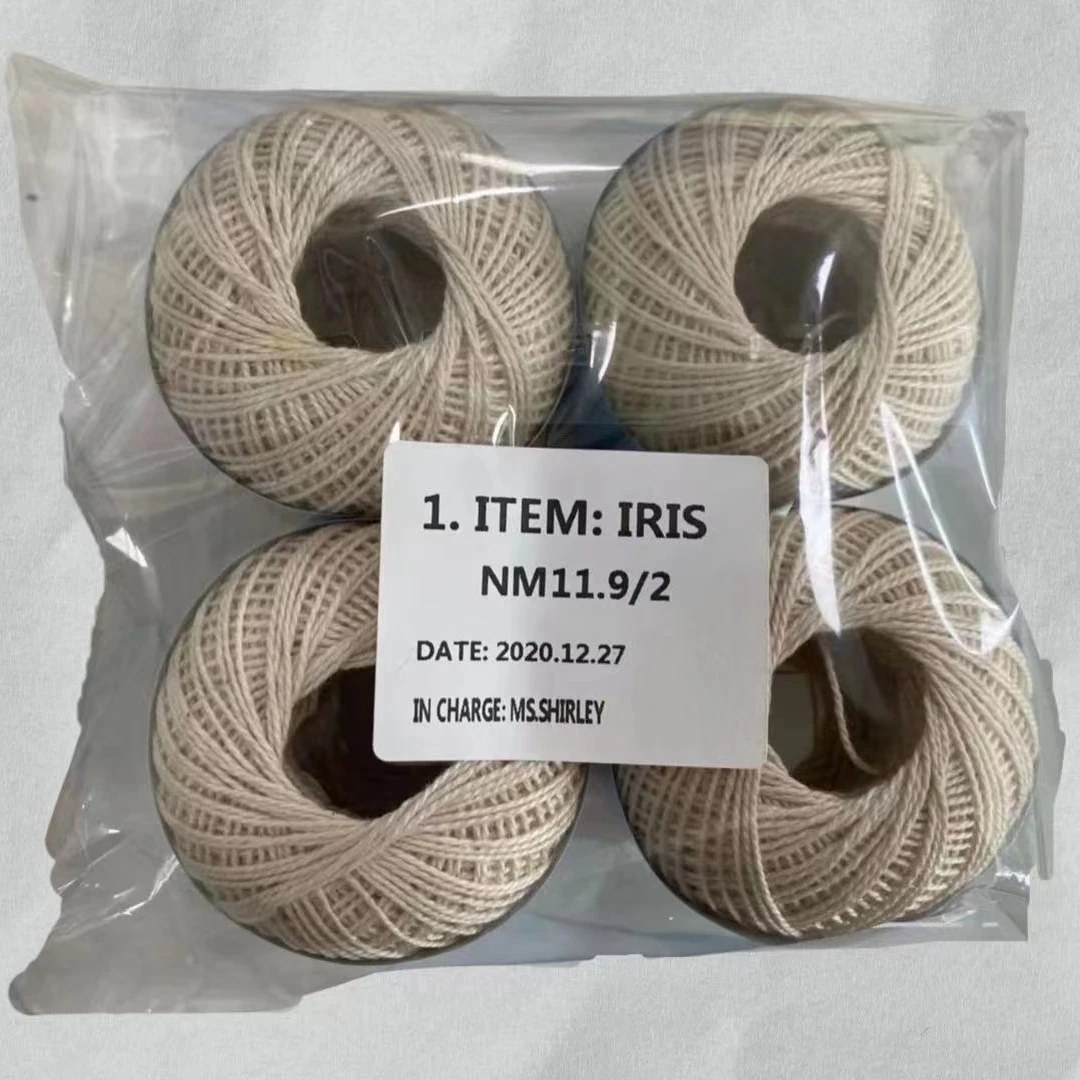 NM11.9/2 IRIS Yarn Fancy yarn  HOT SALE