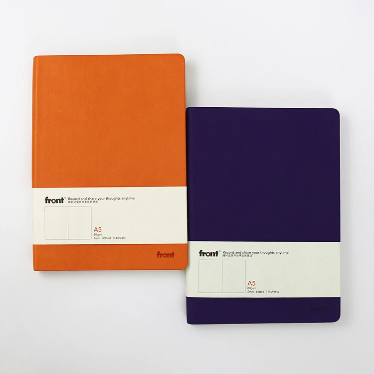 a6 cheap custom small slim study school leather planner note book notebook journal