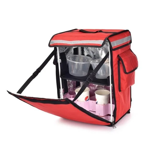 custom logo solid color picnic lunch bag large capacity insulated backpack keep fresh cooler bags