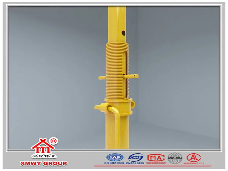 steel prop flower shaped base plate steel props adjustable scaffold framework adjustable steel prop