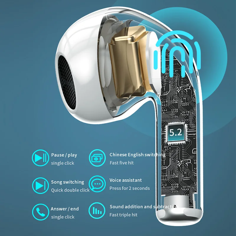 Factory TWS earphone&headphone wireless earbuds airoha Jerry 1562a chip consumer electronics gaming cheap wholesale