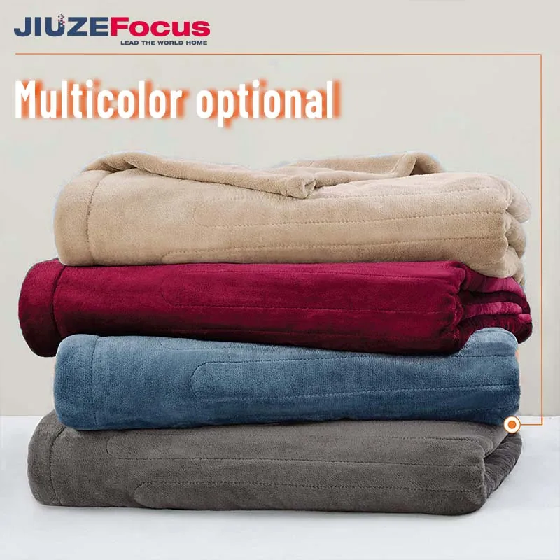 Customize Size Washable Electric Blanket Soft Plush Electric Heated Throw Blanket
