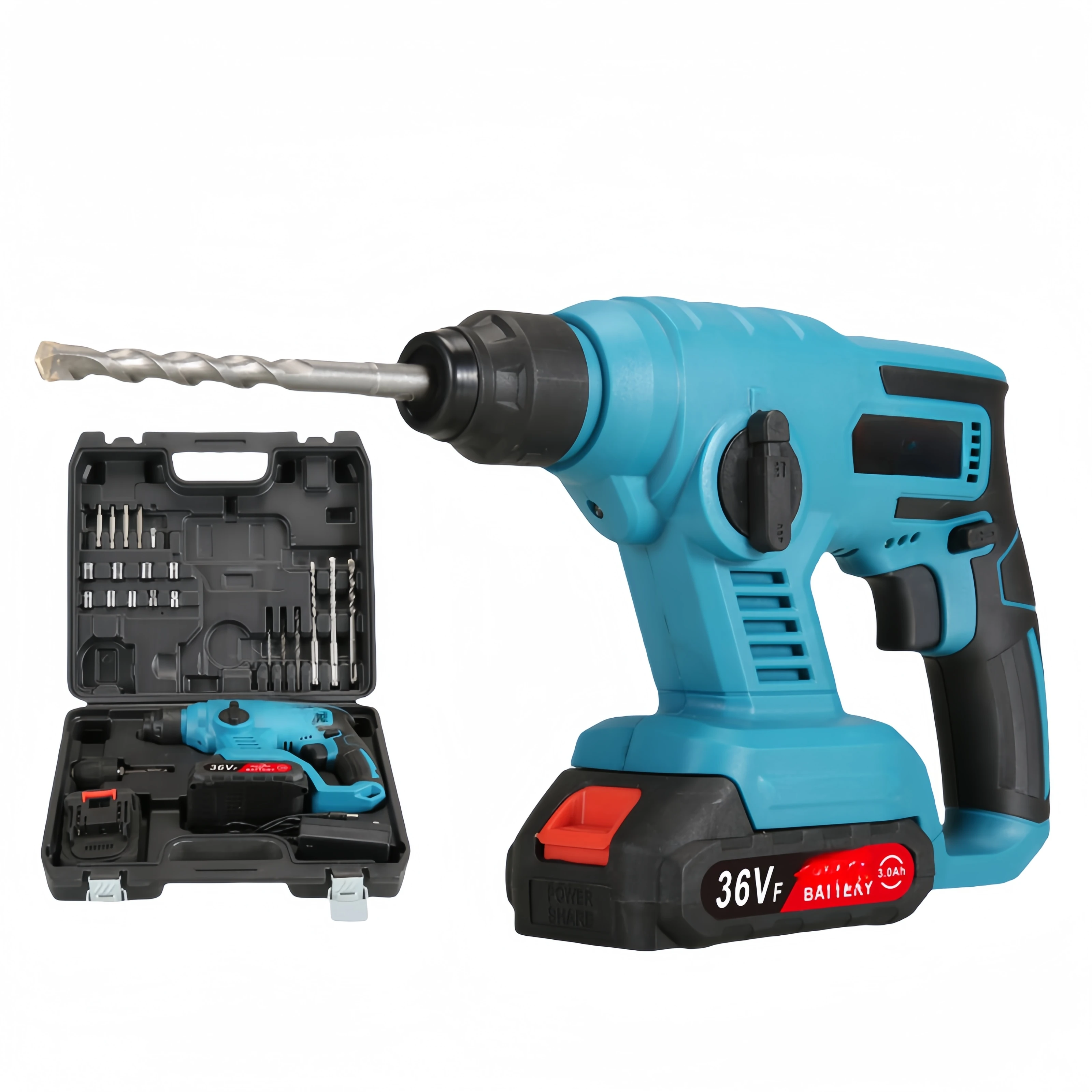 Lightweight Multifunctional Lithium Electric Hammer 20 Small Light Impact Drill for DIY Industrial Applications Battery Powered