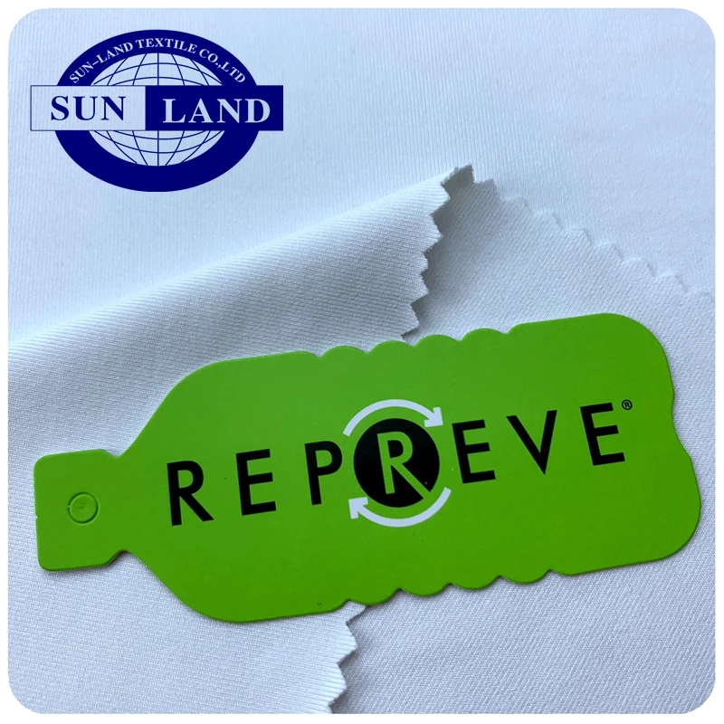 Yoga Wear ECO Repreve Recycle Polyester Spandex Single Jersey  87% RPET Polyester 13%Spandex  Fabric