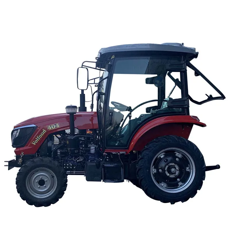 farm popular 40hp 4x4 small farm tractor YTO powerful engine wheel cabin tractor for sale