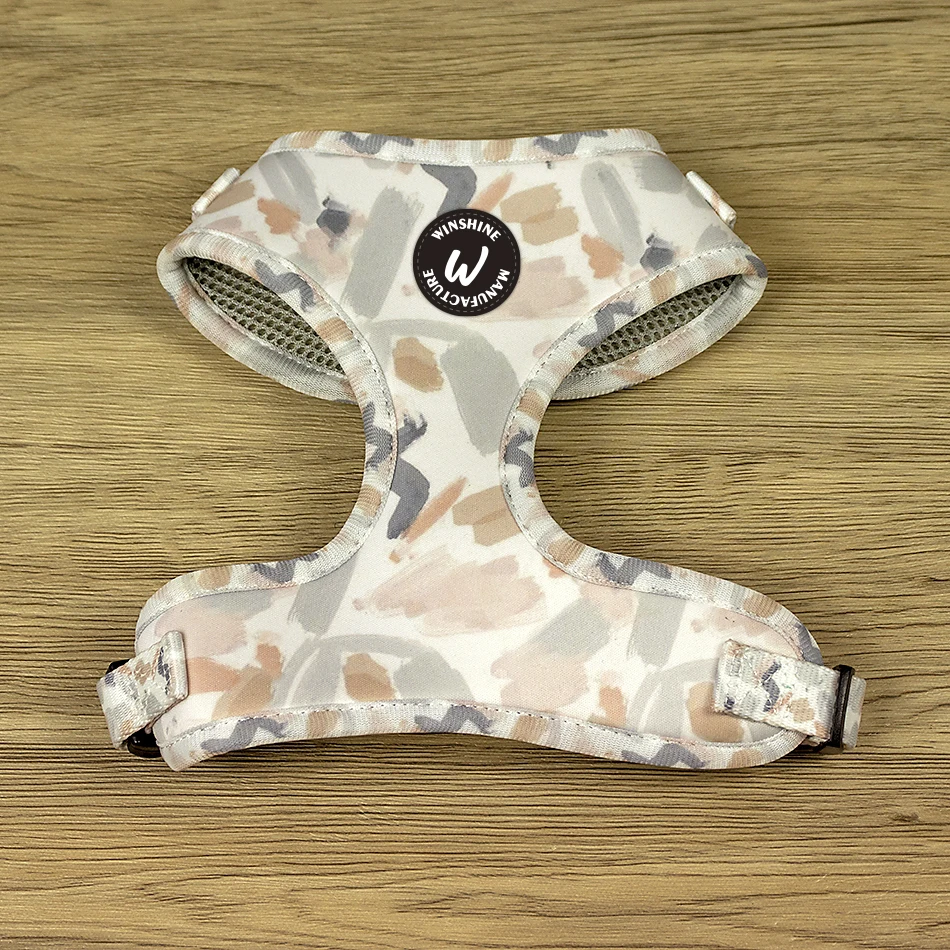Popular Dog harness Vest  breathable mesh trending design choose reversible adjustable  Pet harnesses