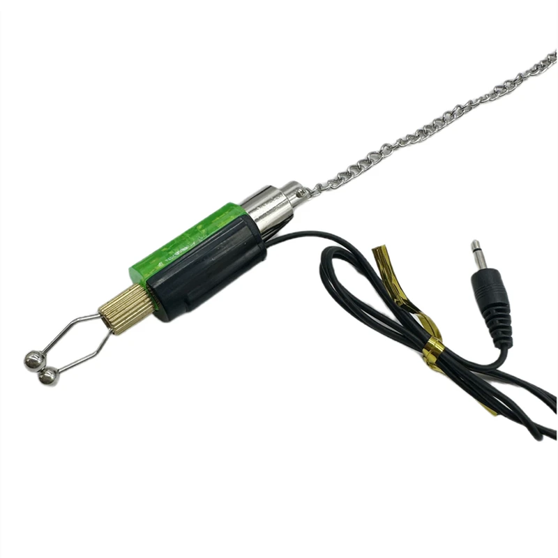 Fishing Bite Alarm  Waterproof LED Chain Swinger Indicator Carp Fishing Swingers Bobbin Indicators For Carp Fishing Bite Alarm