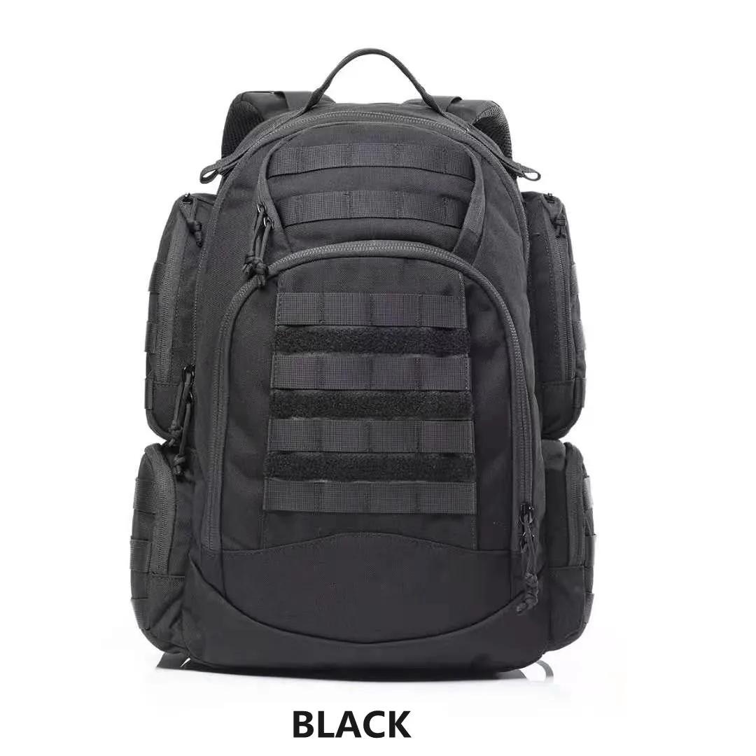 Unisex Camouflage Tactical  Hiking Backpack Large Capacity Zipper Closure Vintage Style Bag  High Quality Polyester Lining Day