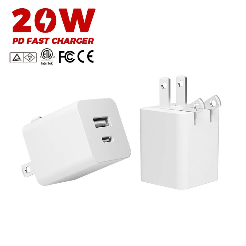 OEM ODM Eu Us Fast Charge Smart Phone Usb C wall charger ul certification charge & adapter