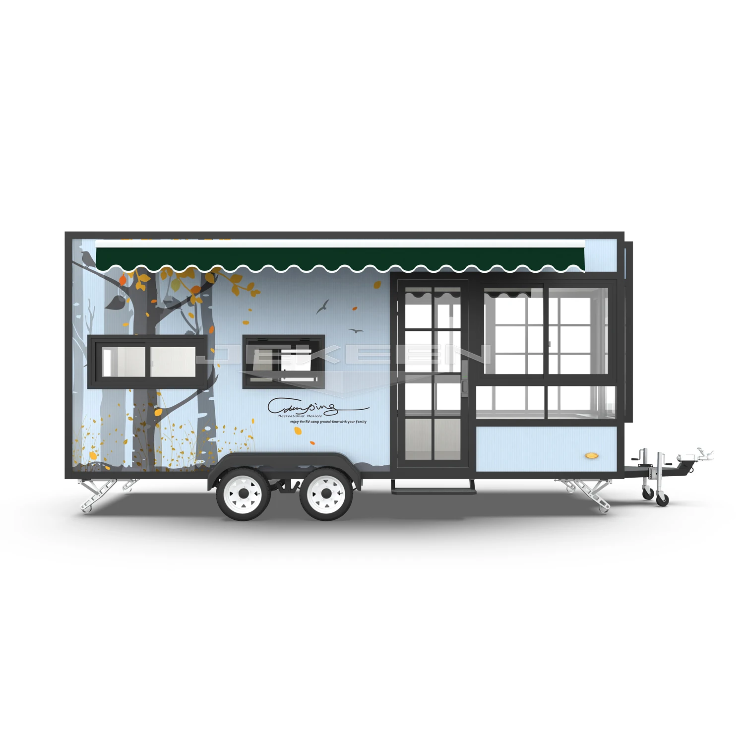 JEKEEN 2019 новый дизайн трейлер для кемпинга автомобиль-трейлер дорожный RV-