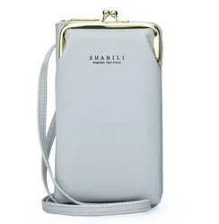 Модный Многоцветный кошелек через плечо из искусственной кожи с ремешком, Роскошный дизайнерский мини-кошелек из искусственной кожи с карманами и ремешком для монет, держатели для карт