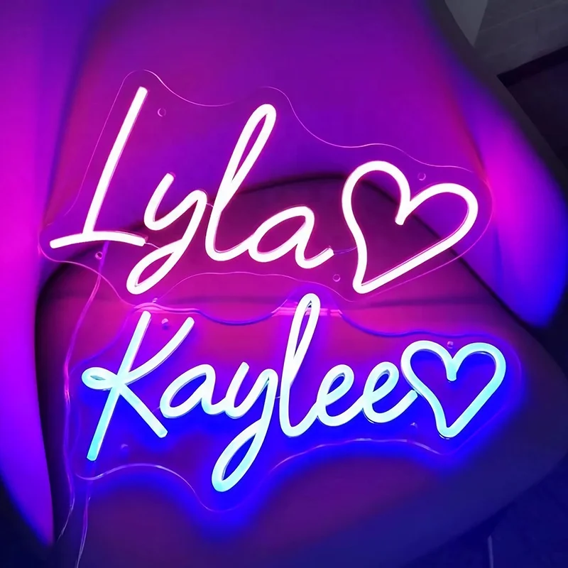 Outdoor custom led advertising Led logo wedding will you marry me welcome Happy birthday wall sign 12V neon sign