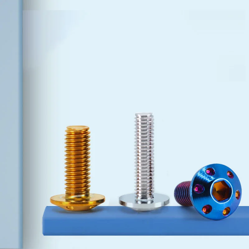 Auto Motorcycle Modification Disc Six Hole Pan Head Screws Disc Fixing Screws Motorcycle Bicycle Fender Screws