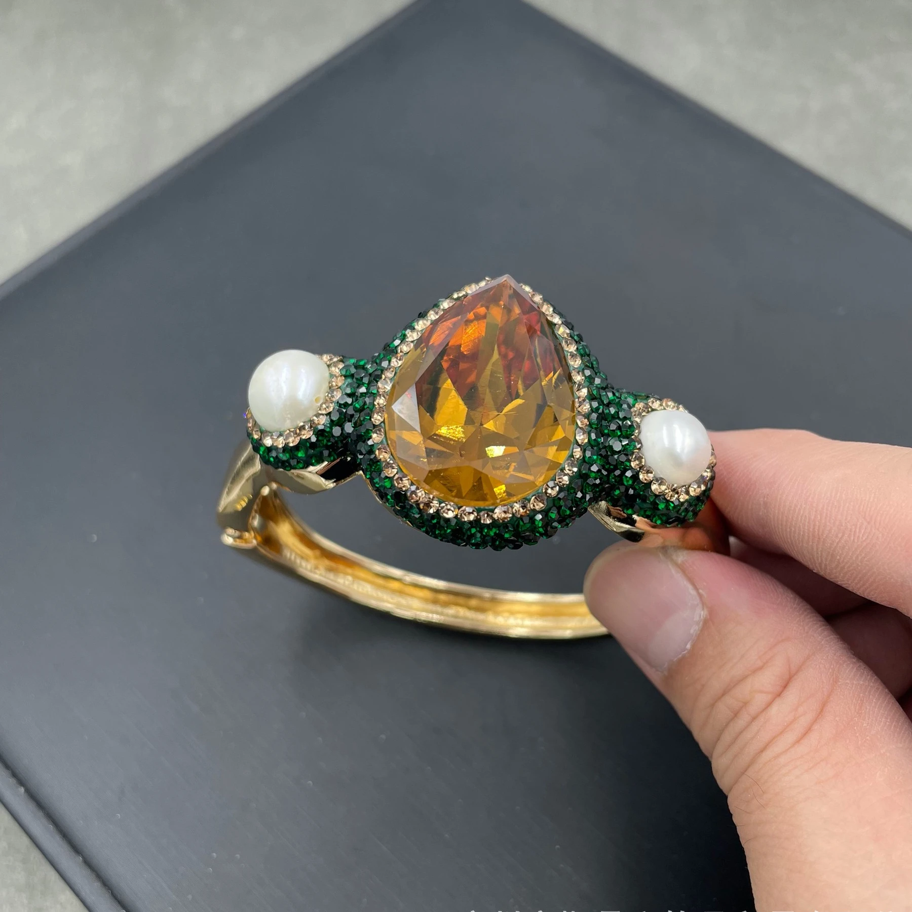 Turkey Sultan Stone Pearl Ancient Necklace 4Pieces Sets