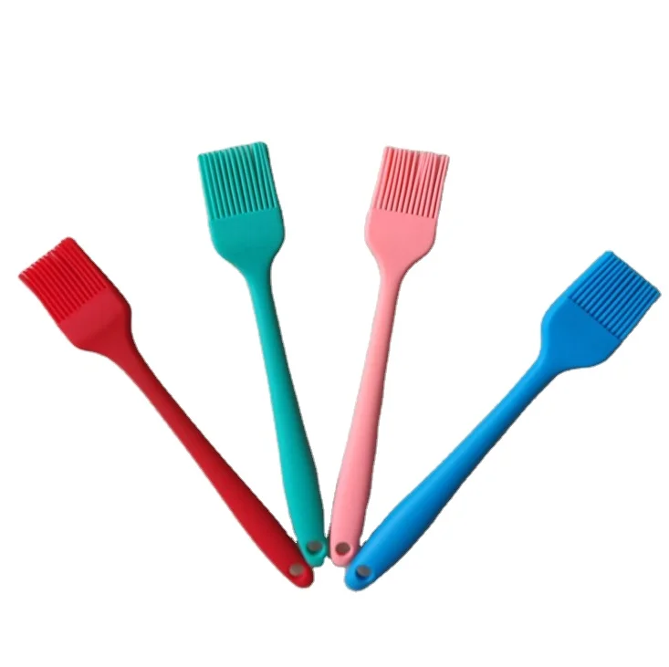 Wholesale  heat resistant pastry brushes kitchen cooking Basting oil brush silicone for grilling baking marinating