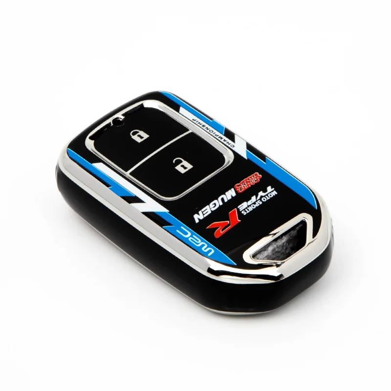 Golden TPU Protective Car Key Case Cover for Honda Accord and Odyssey Soft 2/3 Button Remote Shell Car Accessories