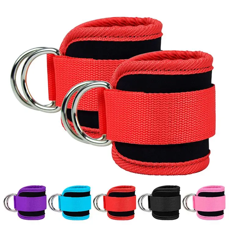 Ex-Factory Price ankle d ring strap / gym d ring strap / ankle weight With free sample