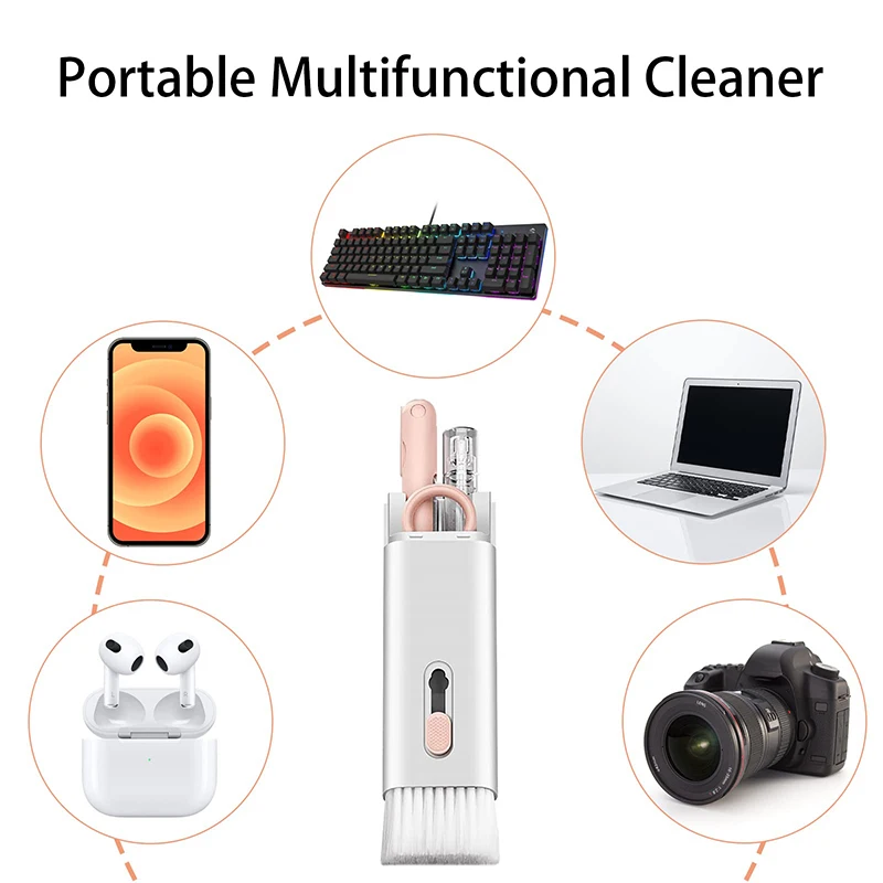 Laptop Screen Keyboard Earbud Cleaner Kit for Airpods Pro MacBook iPad iPhone iPod, Electronics Airpod Cleaning Pen Brush Tool