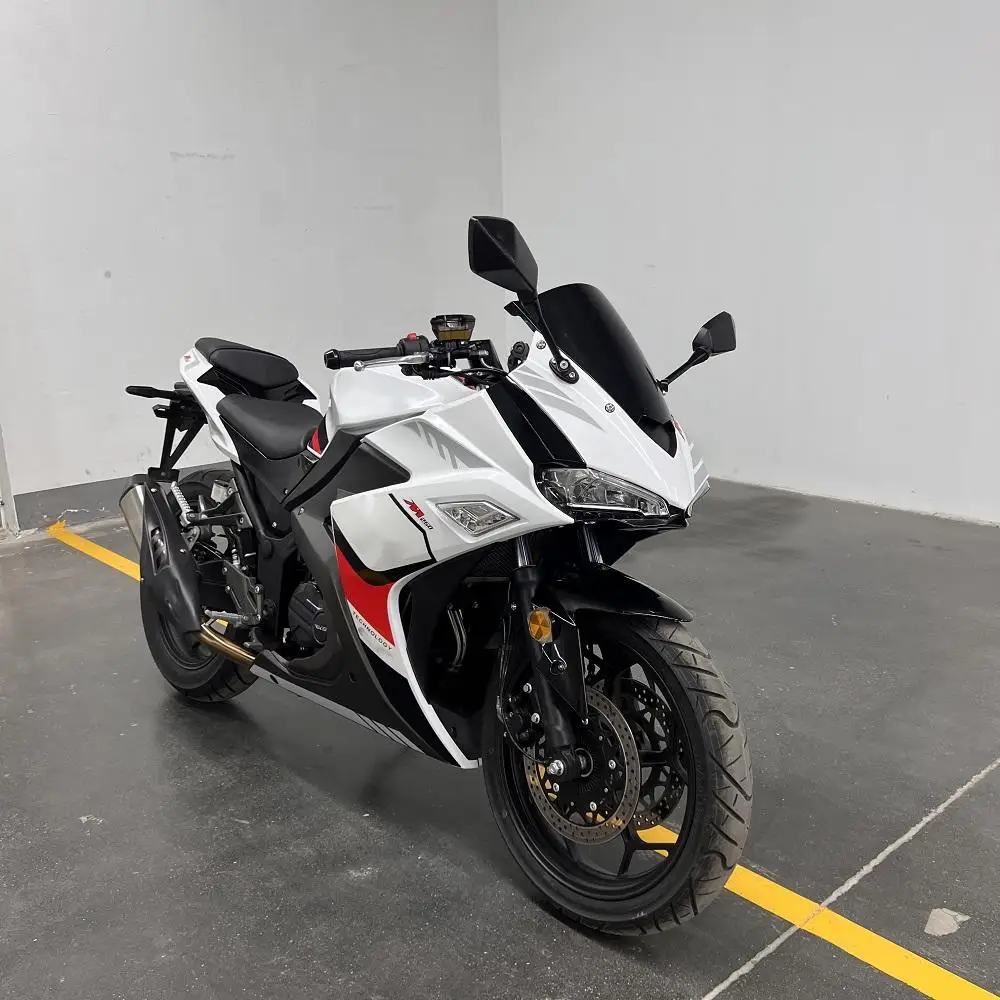 250CC Oil Cooling Double Disc Brake 4 Stroke 1 Cylinder Electric Start High Speed Racing Motorcycle