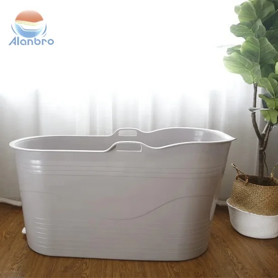 Large Movable Portable Bathtub for Adults Black Color Bath Tub SGS