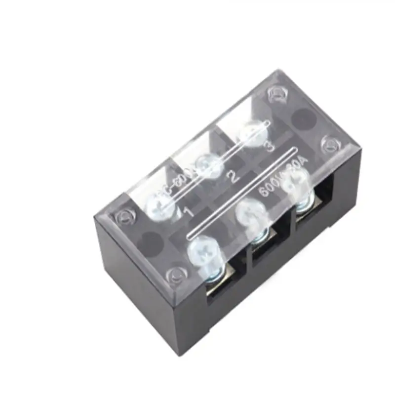 Dual Row Strip Screw Terminal Block Fixed Wiring Board wire connector TB-1503/TB-1506 15A TB-2503/TB2506 25A