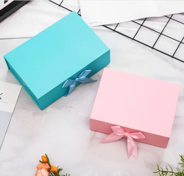 Best Sale Black Folding Magnet Packed Paper Box Quality Cardboard Folding Magnet Box