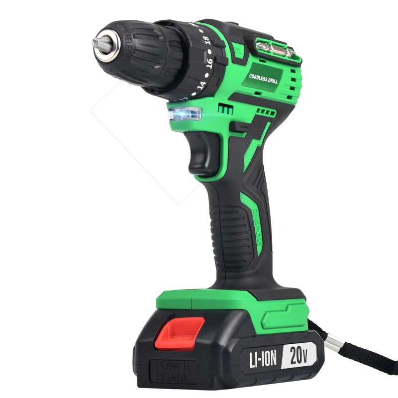 Hot sales CD-20I lithiumbattery Impact Brushless precision electric screwdriver with Two 2.0Ah battery
